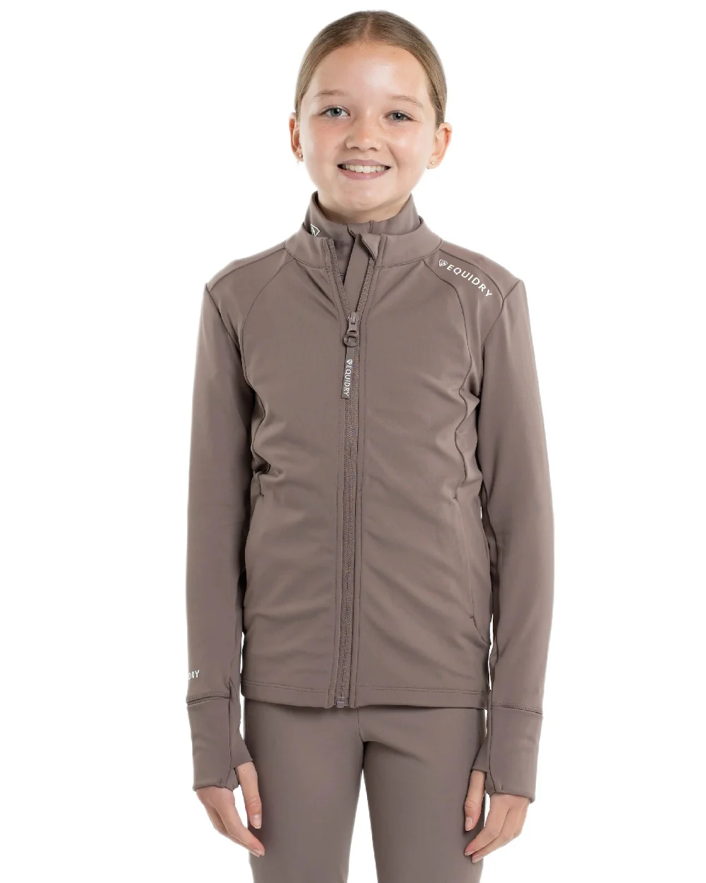 Equidry Childrens Water Repellent Zip Up Top - Image 19
