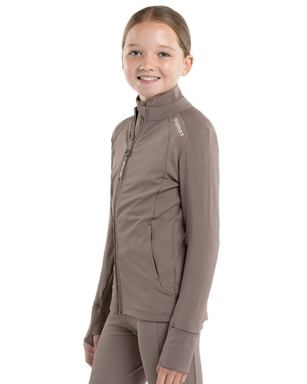 Equidry Childrens Water Repellent Zip Up Top - Image 20