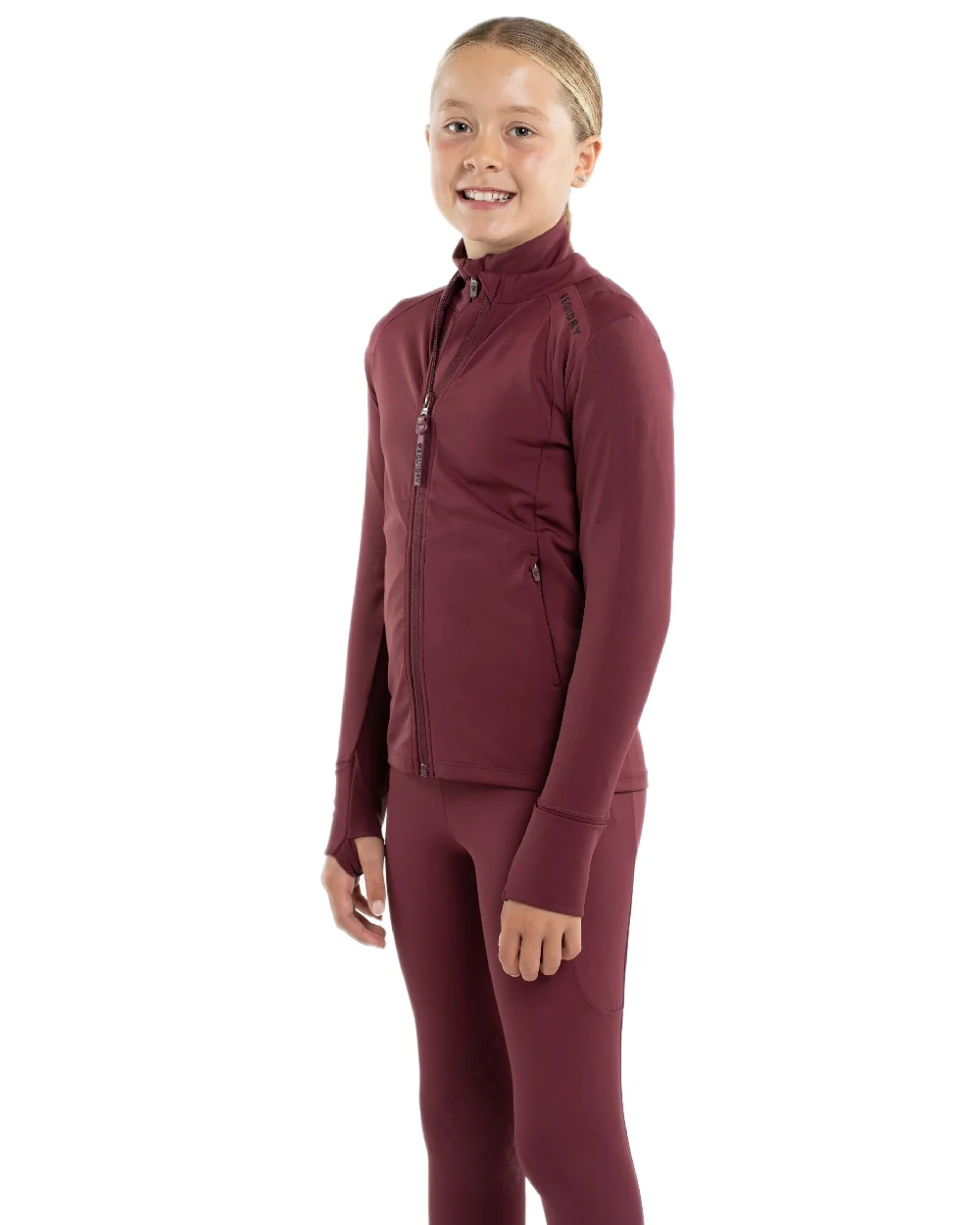 Equidry Childrens Water Repellent Zip Up Top - Image 30