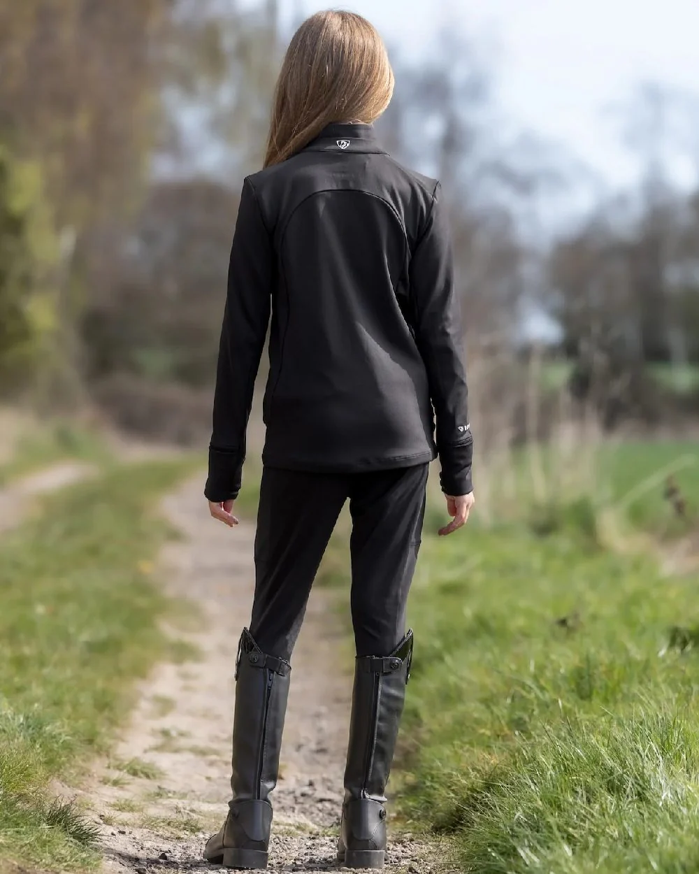 Equidry Childrens Water Repellent Zip Up Top - Image 4