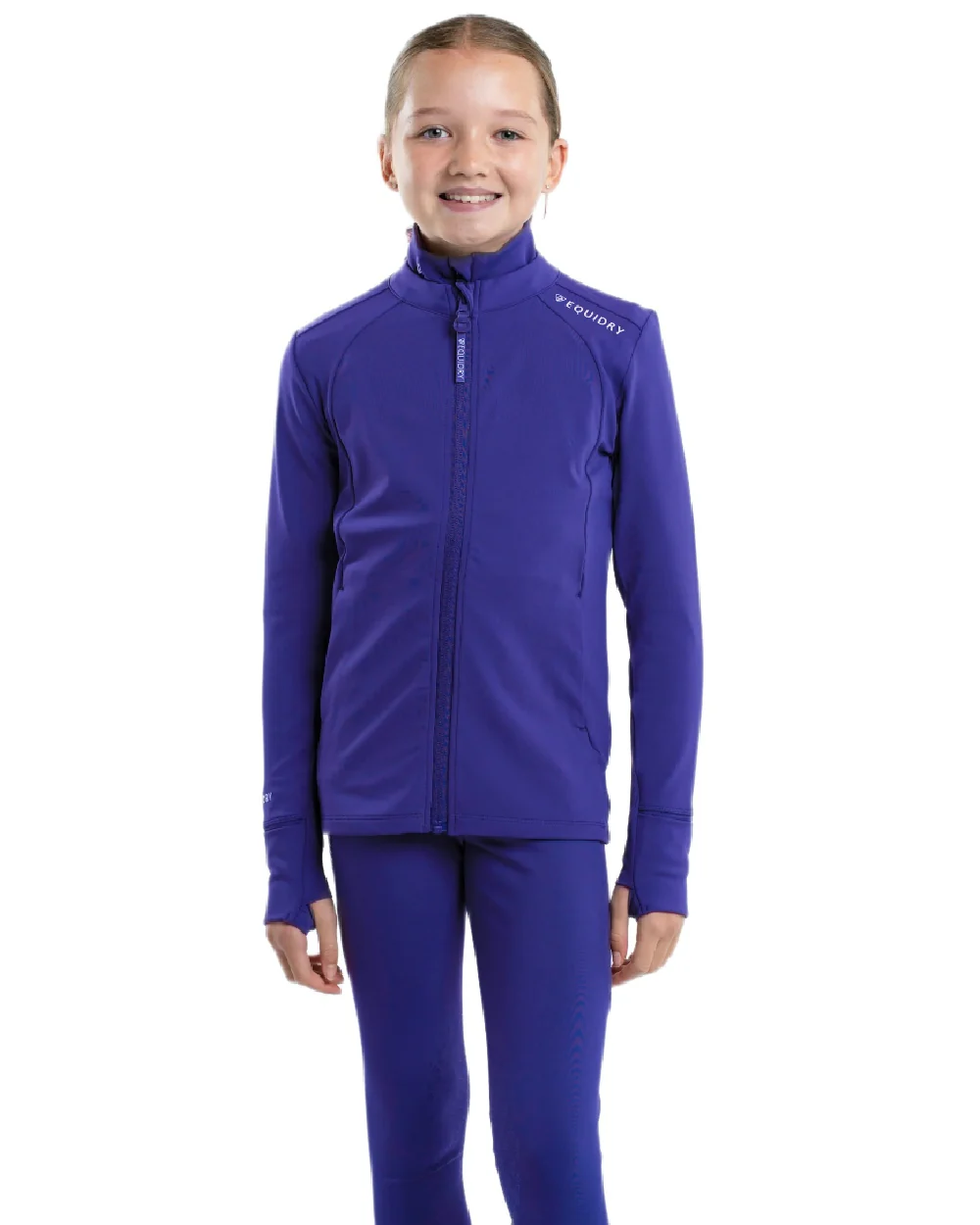 Equidry Childrens Water Repellent Zip Up Top - Image 42