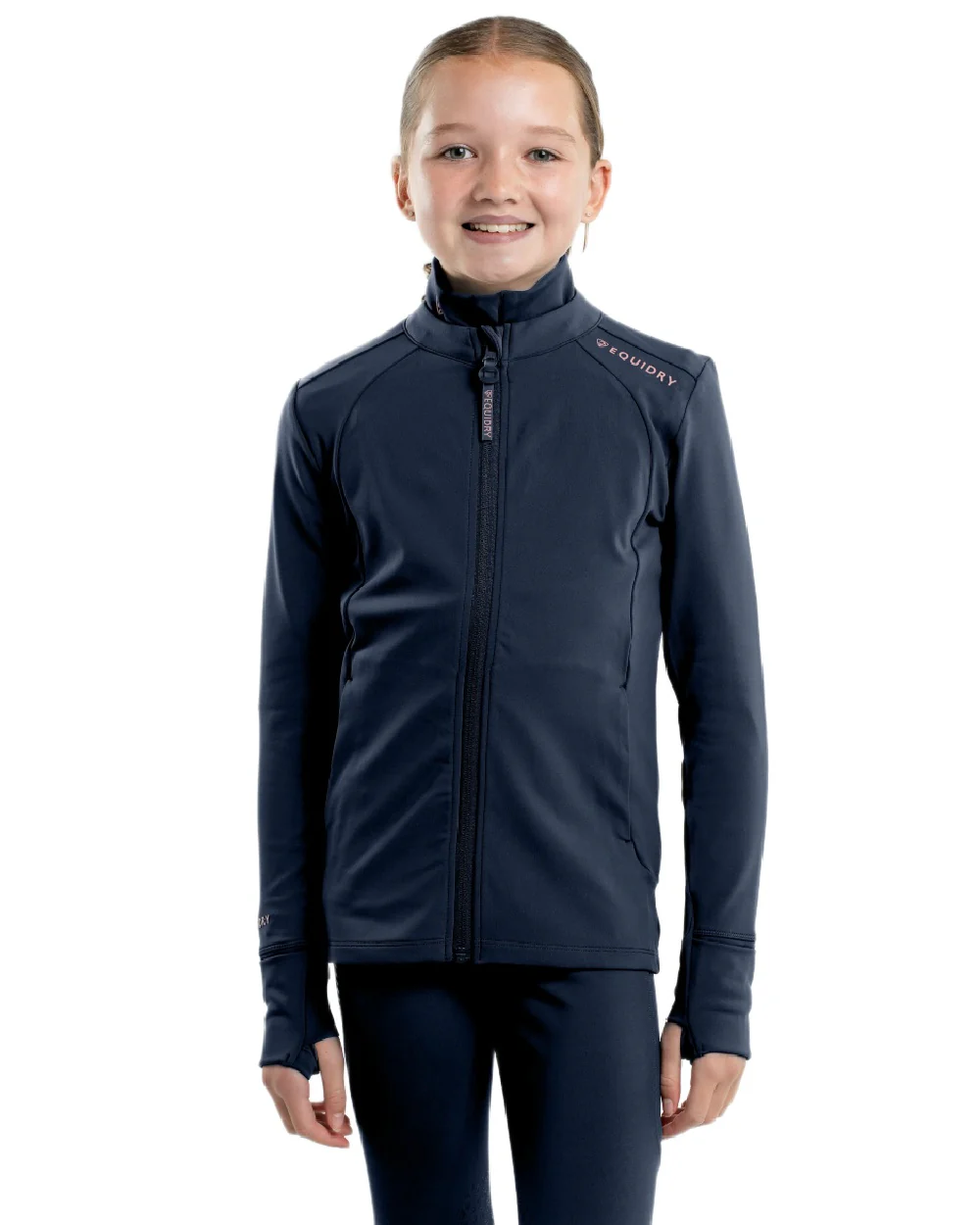 Equidry Childrens Water Repellent Zip Up Top - Image 47