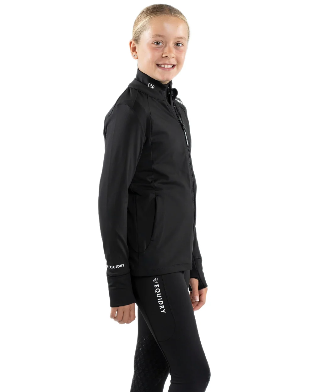 Equidry Childrens Water Repellent Zip Up Top - Image 5