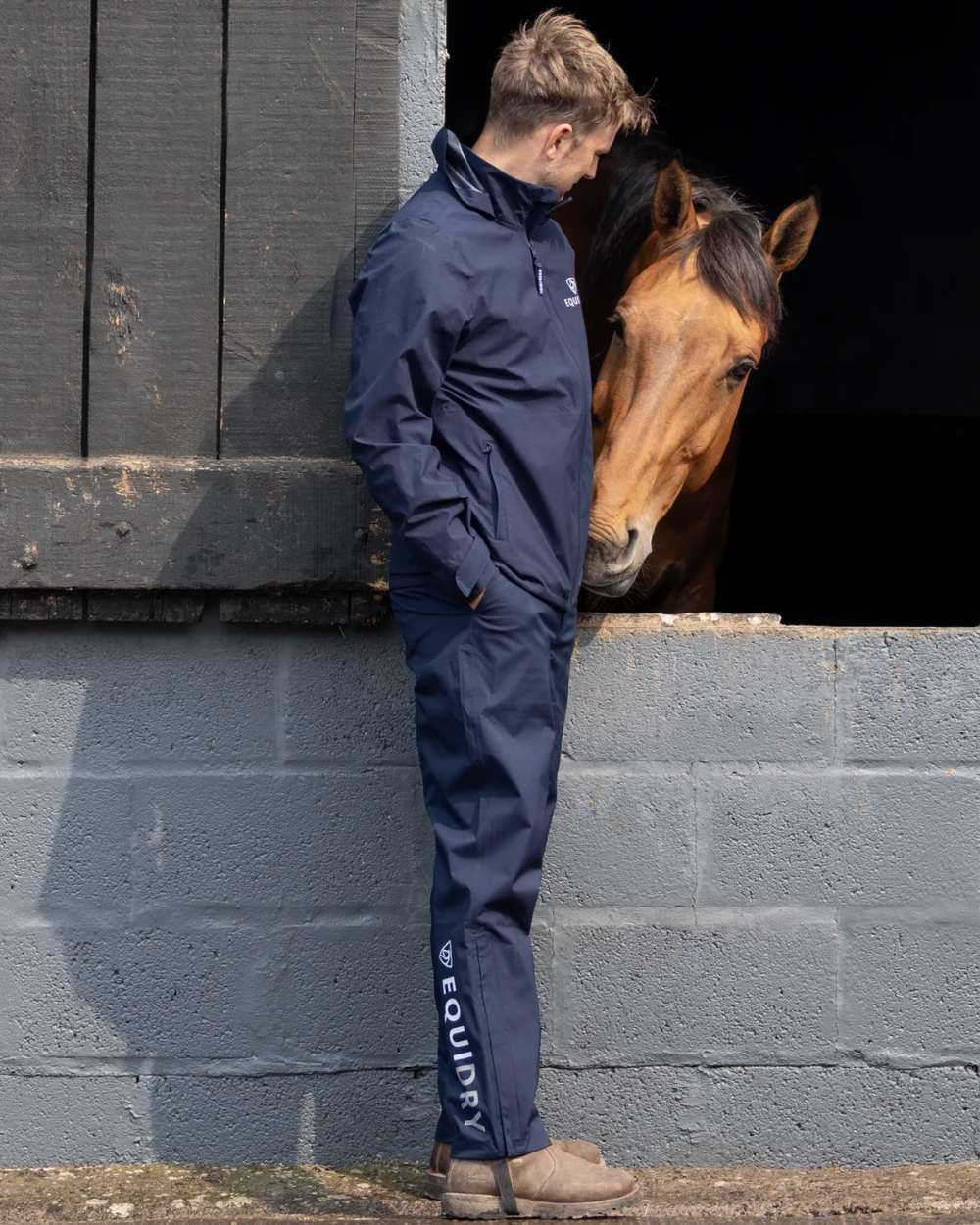Equidry Mens Fleece Lined Waterproof Trousers - Image 9