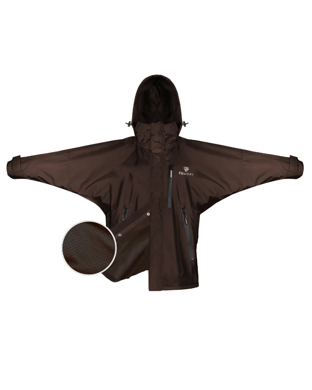 Equidry Mens Shortie Mesh Lining Mac - Image 10