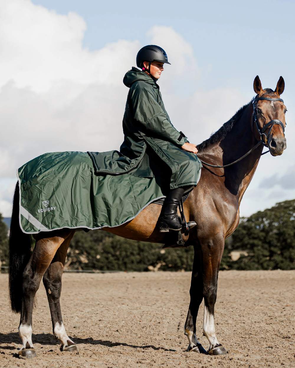 Equidry Waterproof Thick Fleece Lined Exercise Sheet - Image 3