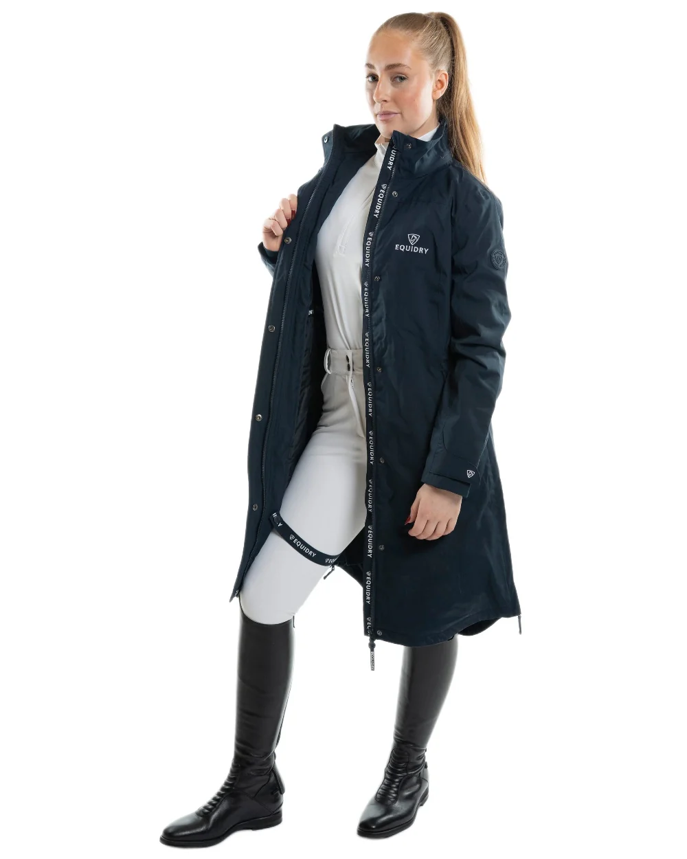Equidry Womens Bronte Waterproof Riding Coat - Image 15