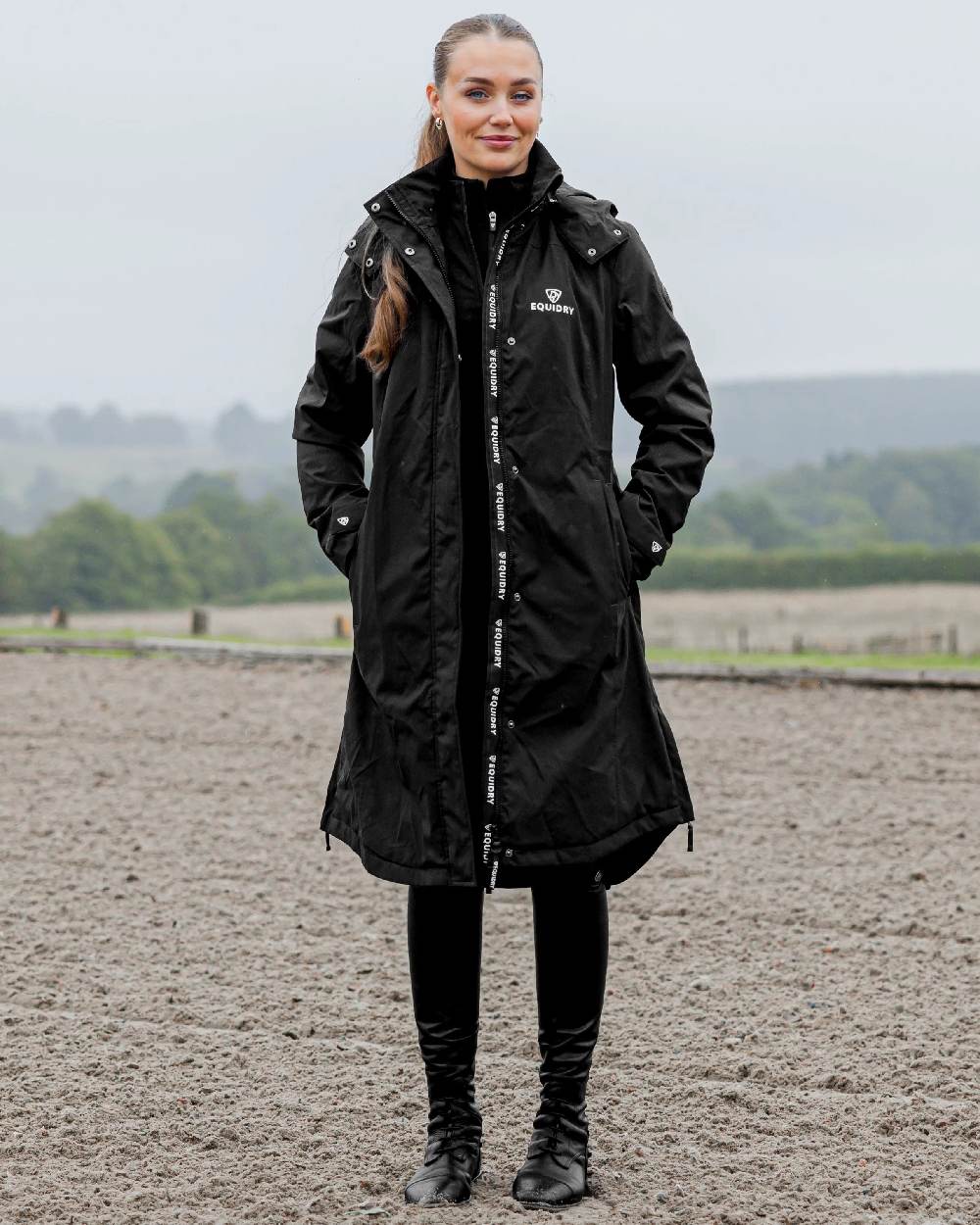 Equidry Womens Bronte Waterproof Riding Coat - Image 2