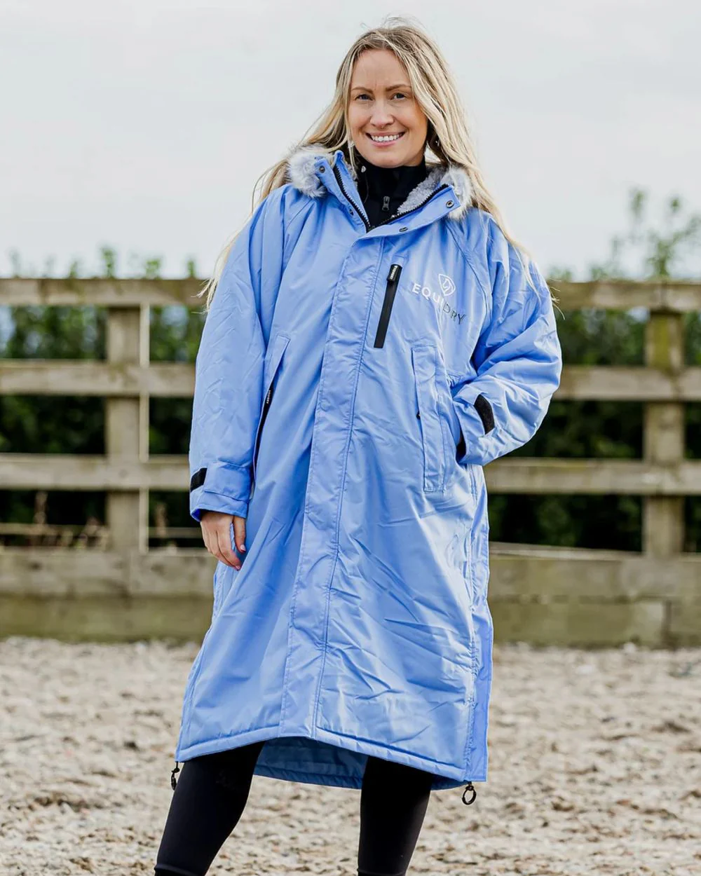 Equidry Womens Evolution Thick Fleece With Fur Hood - Image 7