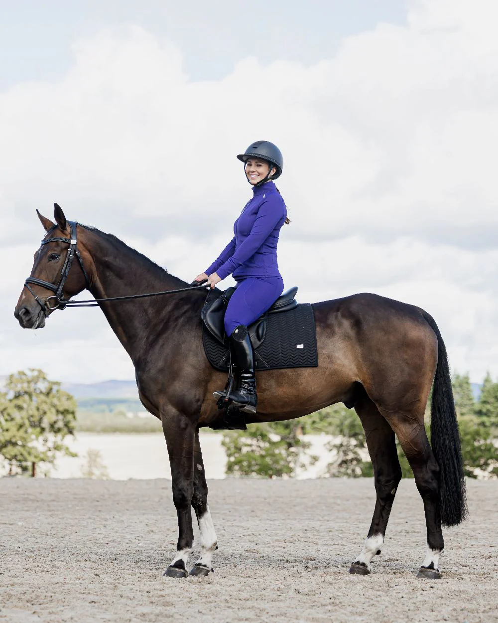 Equidry Womens Water Repellent Full Seat Leggings - Image 55