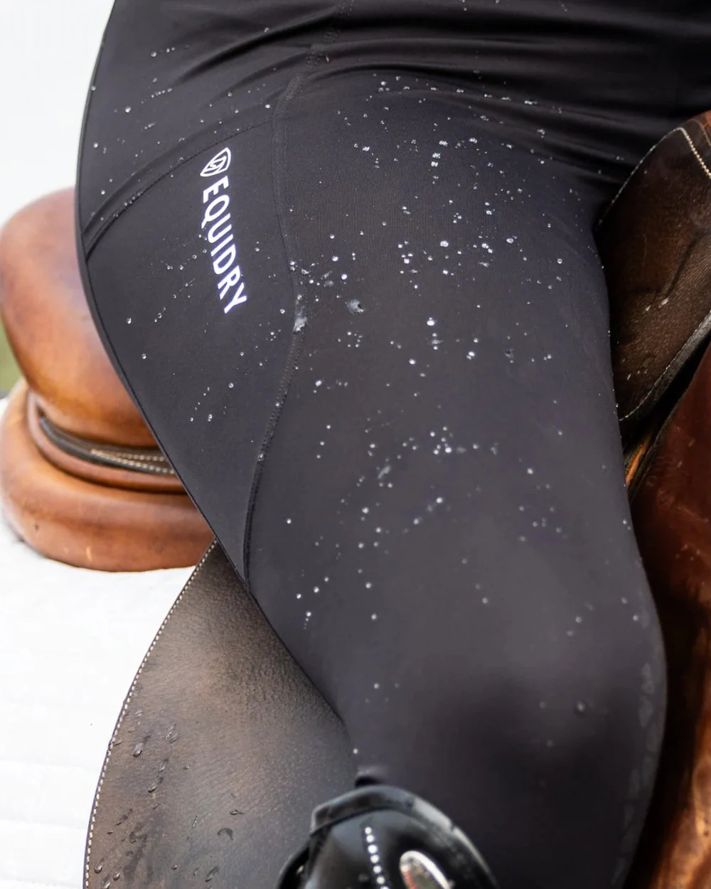 Equidry Womens Water Repellent Knee Grip Leggings - Image 17