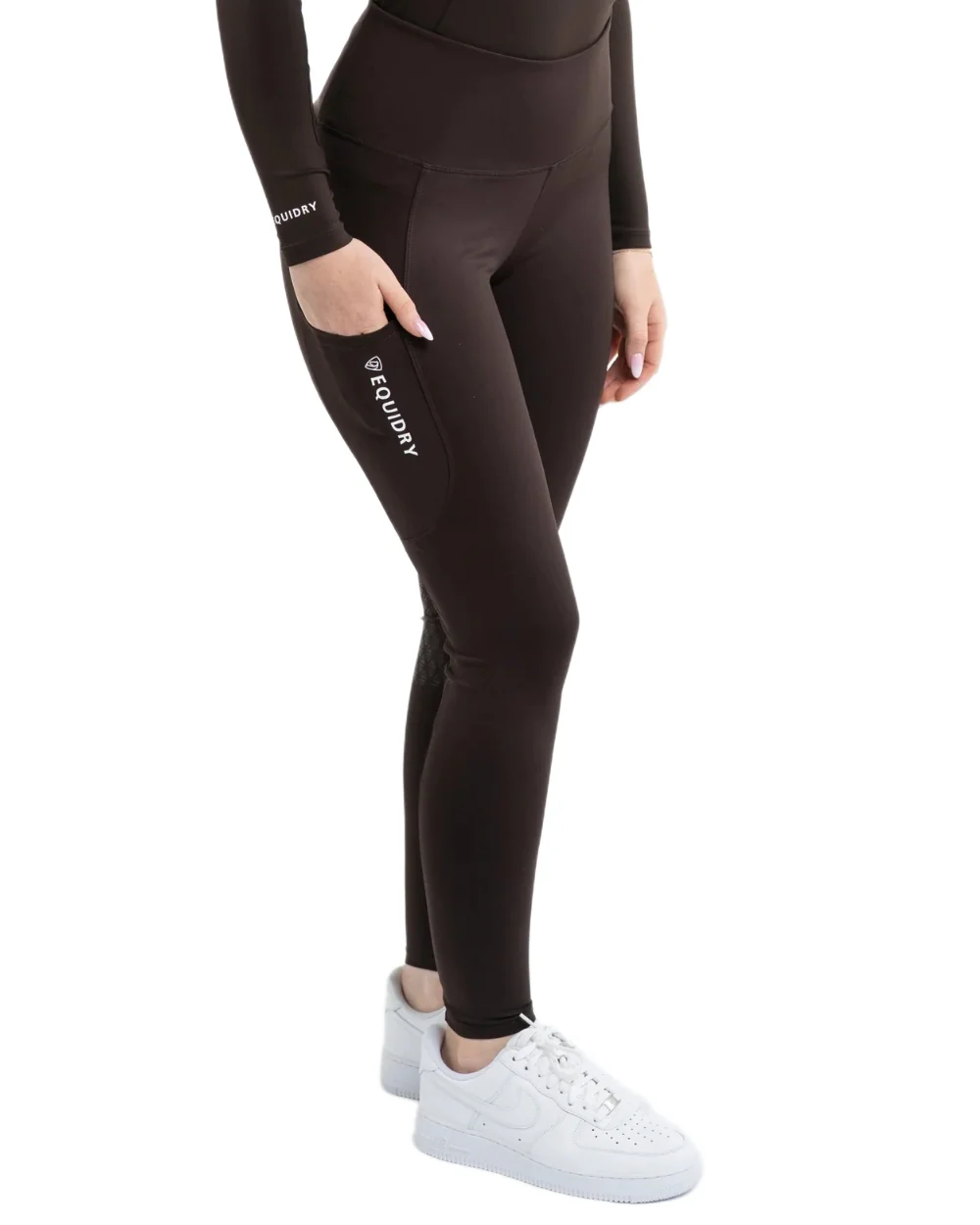 Equidry Womens Water Repellent Knee Grip Leggings - Image 19