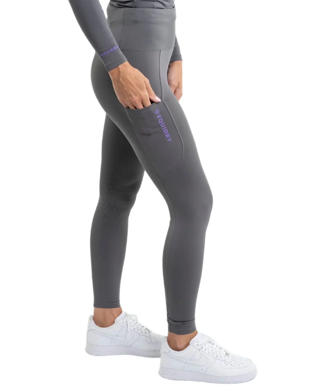Equidry Womens Water Repellent Knee Grip Leggings - Image 24