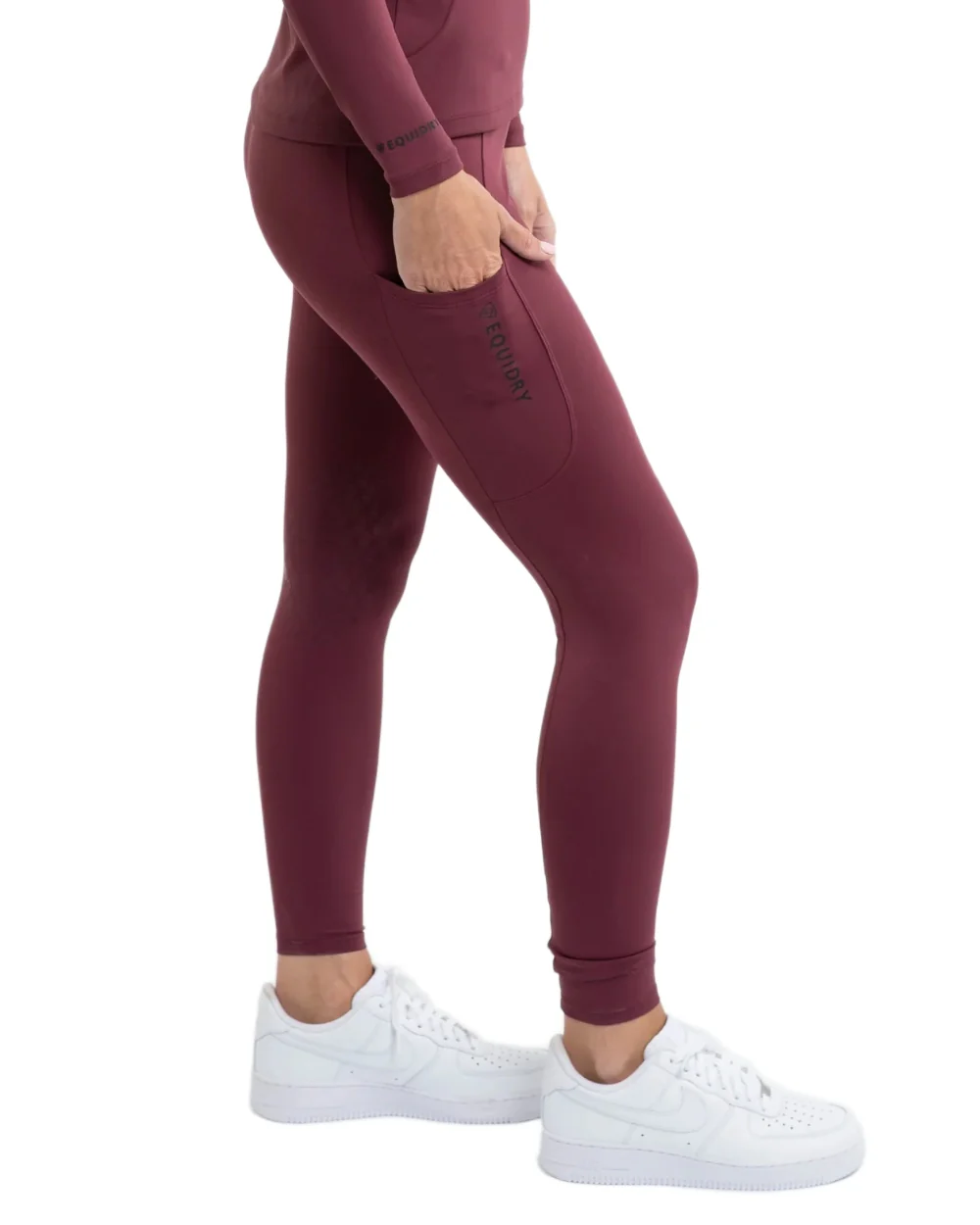 Equidry Womens Water Repellent Knee Grip Leggings - Image 55