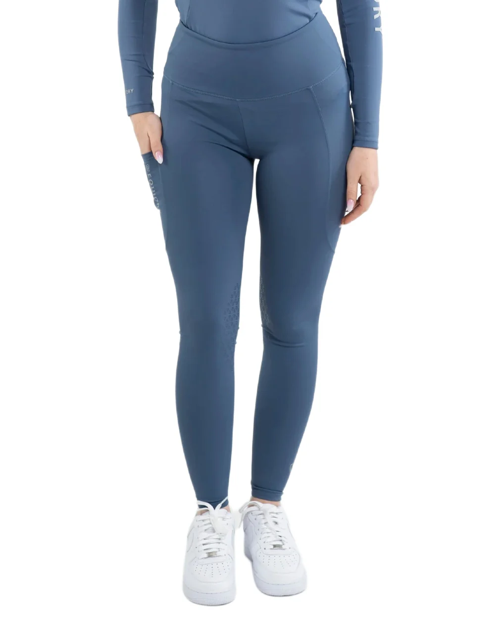 Equidry Womens Water Repellent Knee Grip Leggings - Image 60