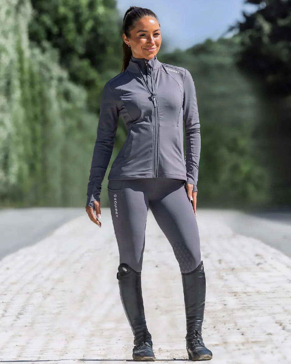 Equidry Womens Water Repellent Zip Up Top - Image 24