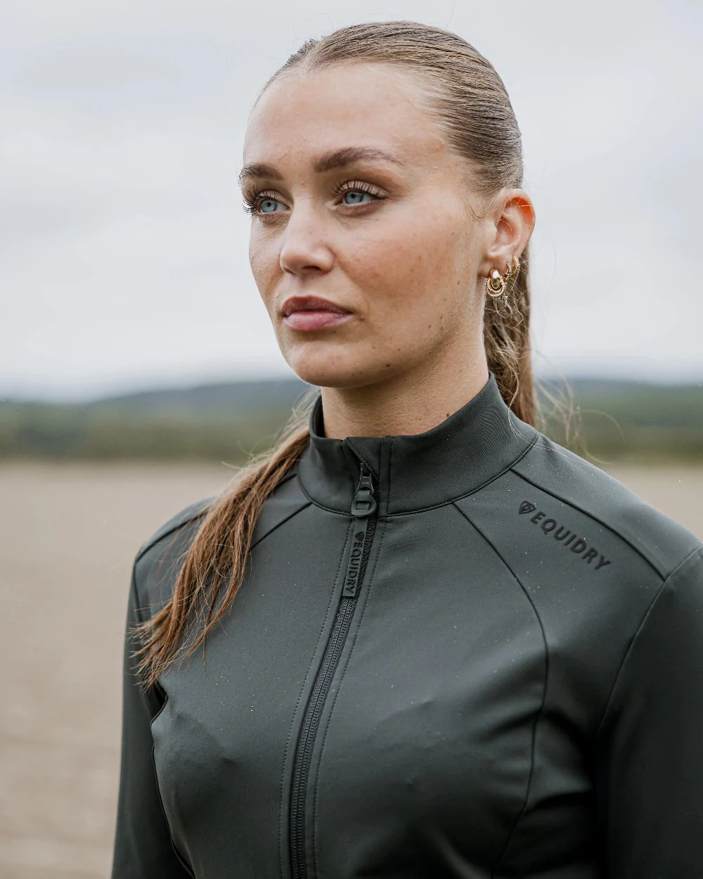 Equidry Womens Water Repellent Zip Up Top - Image 4
