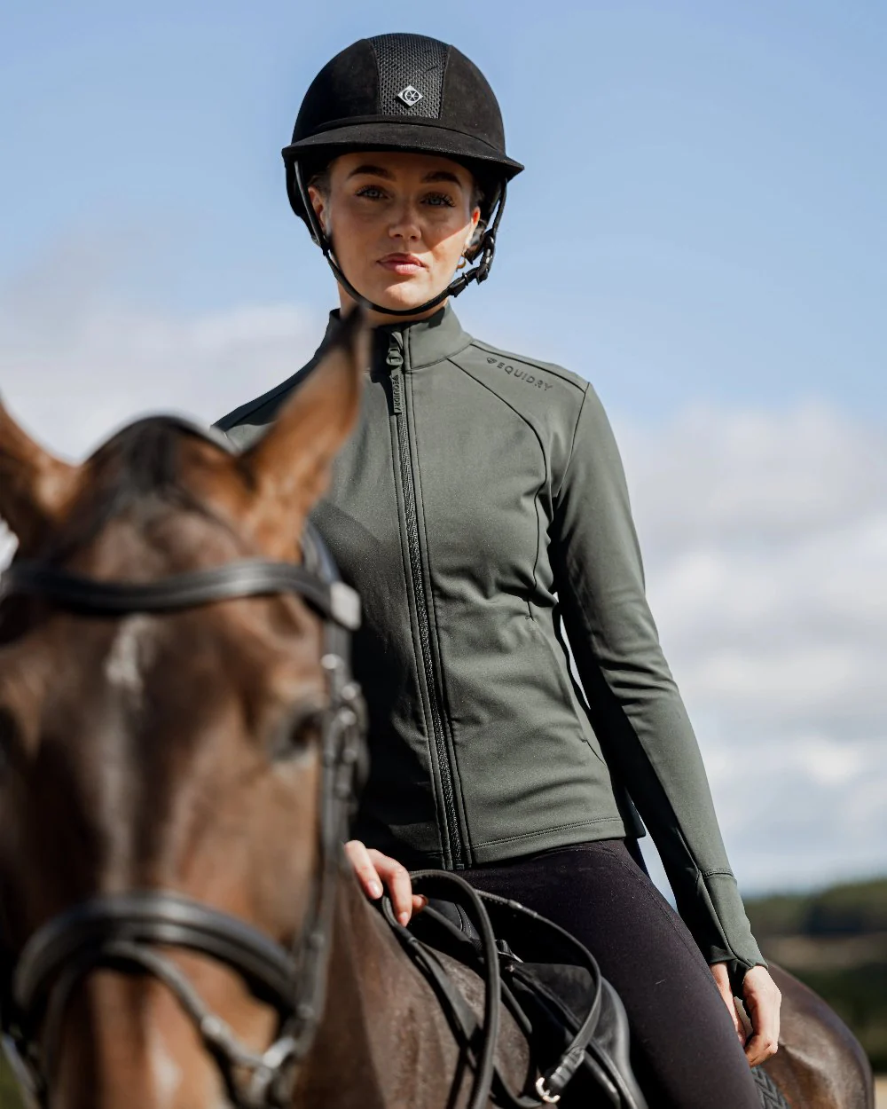 Equidry Womens Water Repellent Zip Up Top - Image 6