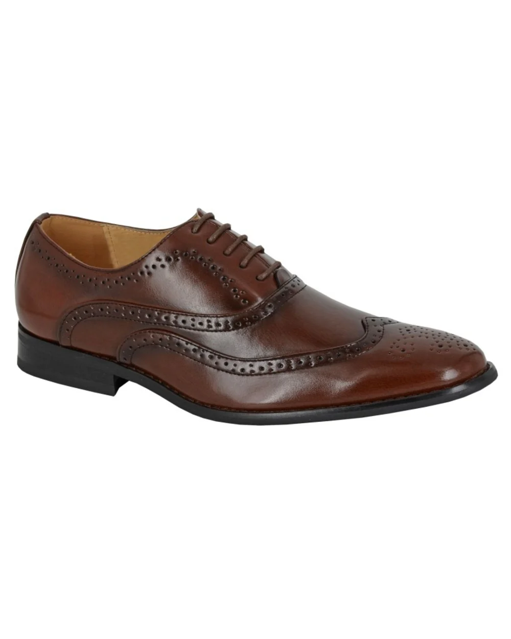 Goor Mens Brogue Oxford Shoes - Image 2