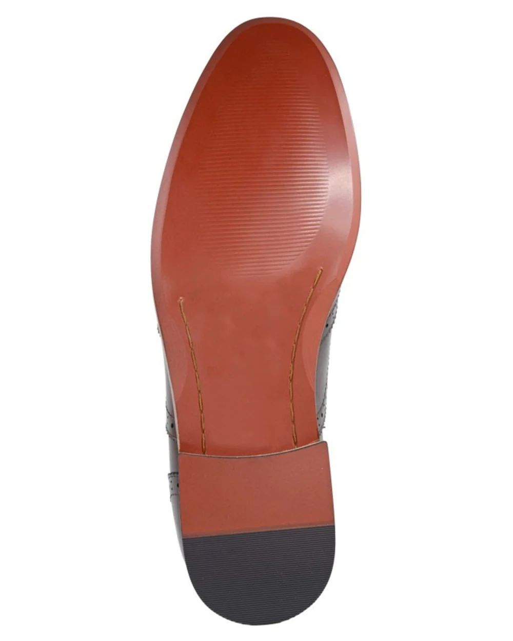 Goor Mens Brushed 5 Eyelet Oxford Brogue Shoes - Image 2