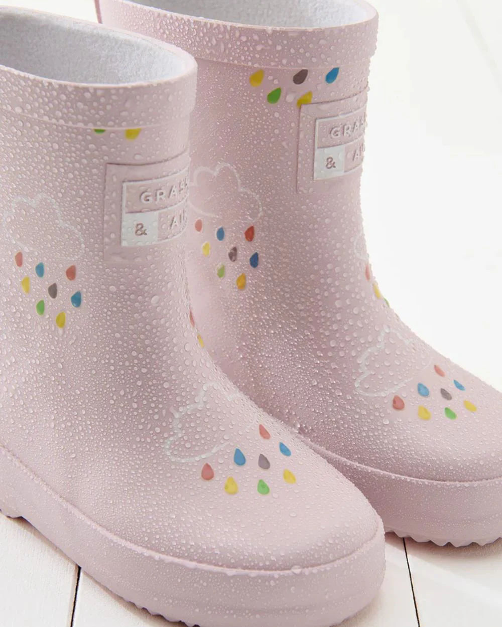 Grass & Air Childrens Colour-Revealing Wellies - Image 5