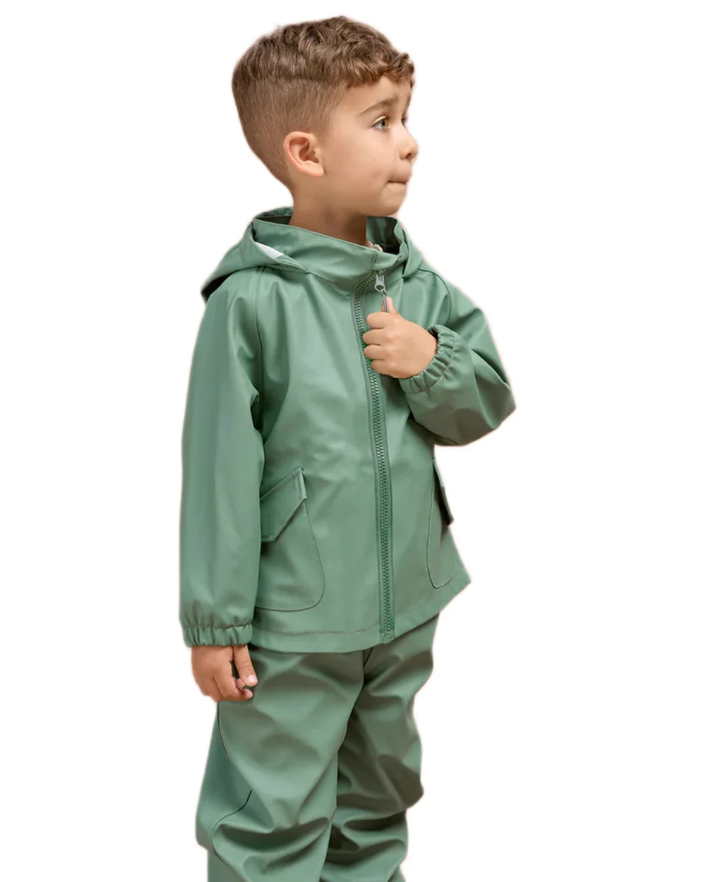 Grass & Air Childrens Rainster Jacket - Image 12