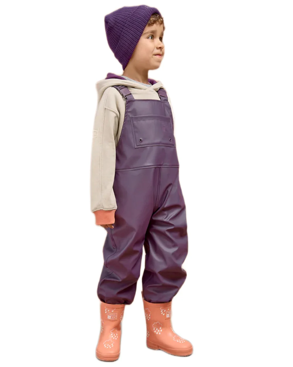 Grass & Air Childrens Rainster Waterproof Dungaree - Image 7