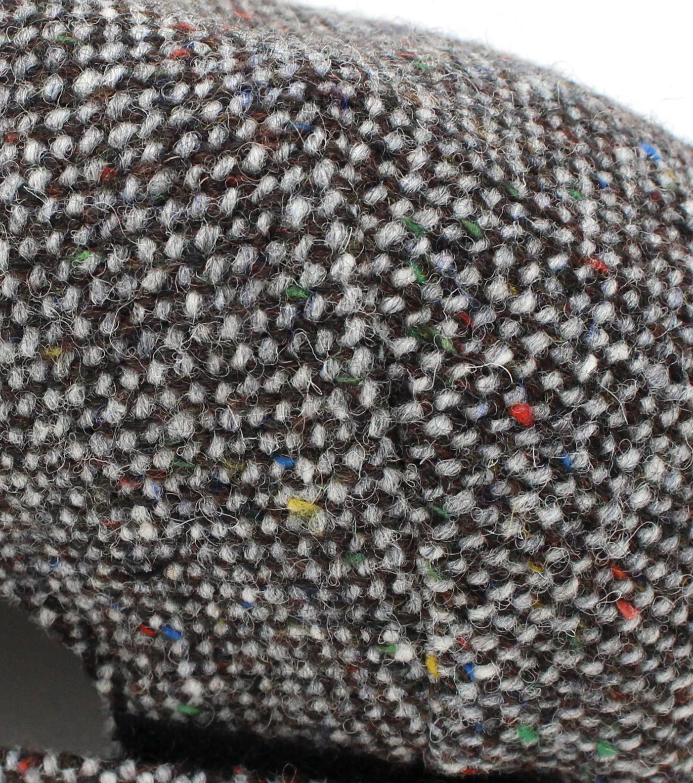 Hanna Children's Tweed Flat Cap | Grey and Brown Salt & Pepper - Image 3