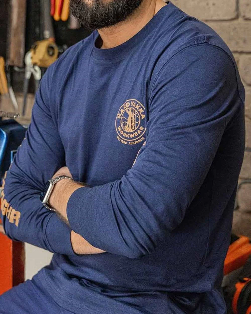 Hard Yakka Heritage Long Sleeve T-Shirt - Image 12