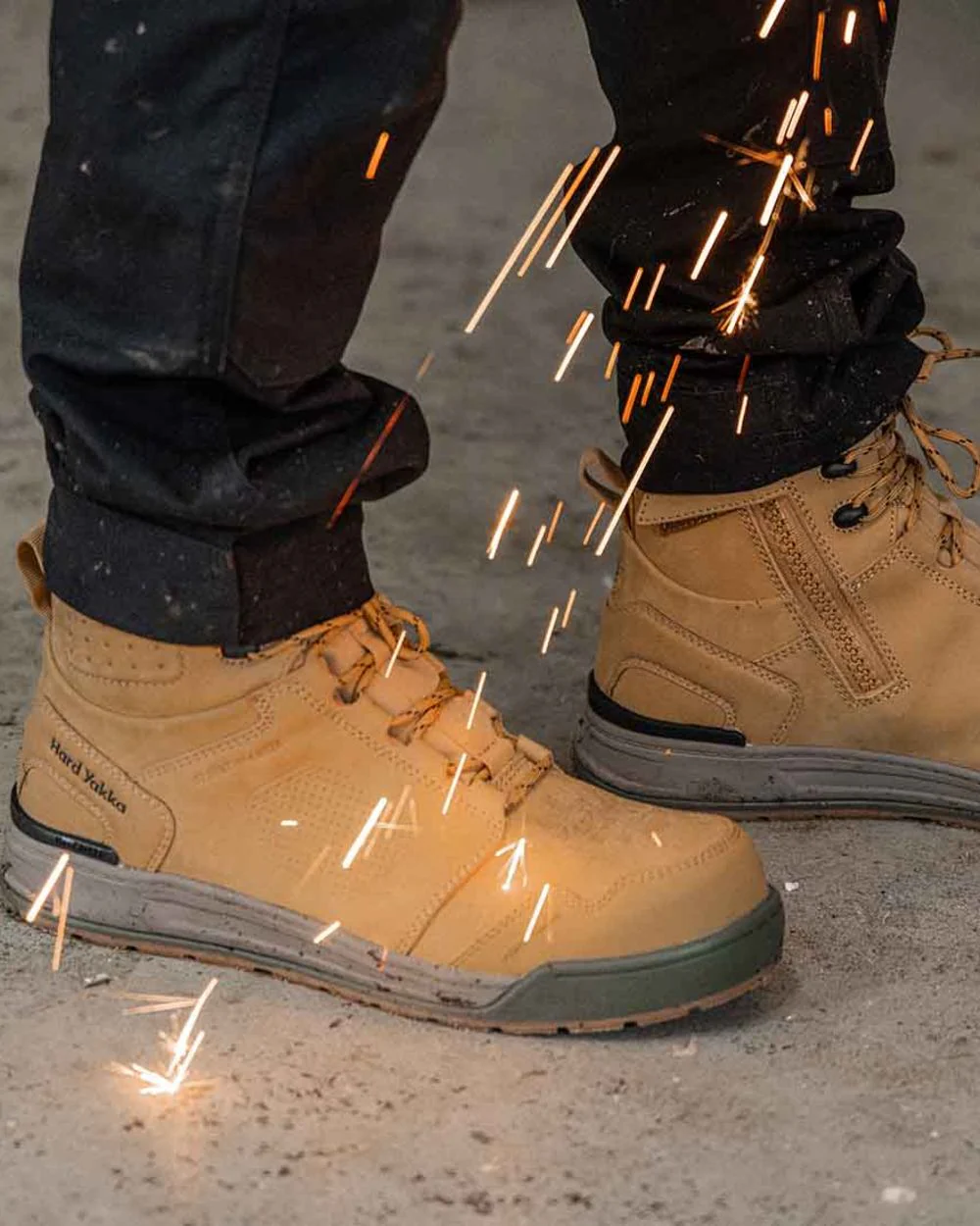 Hard Yakka Mens 3056 S7S 6 Safety Boots - Image 10