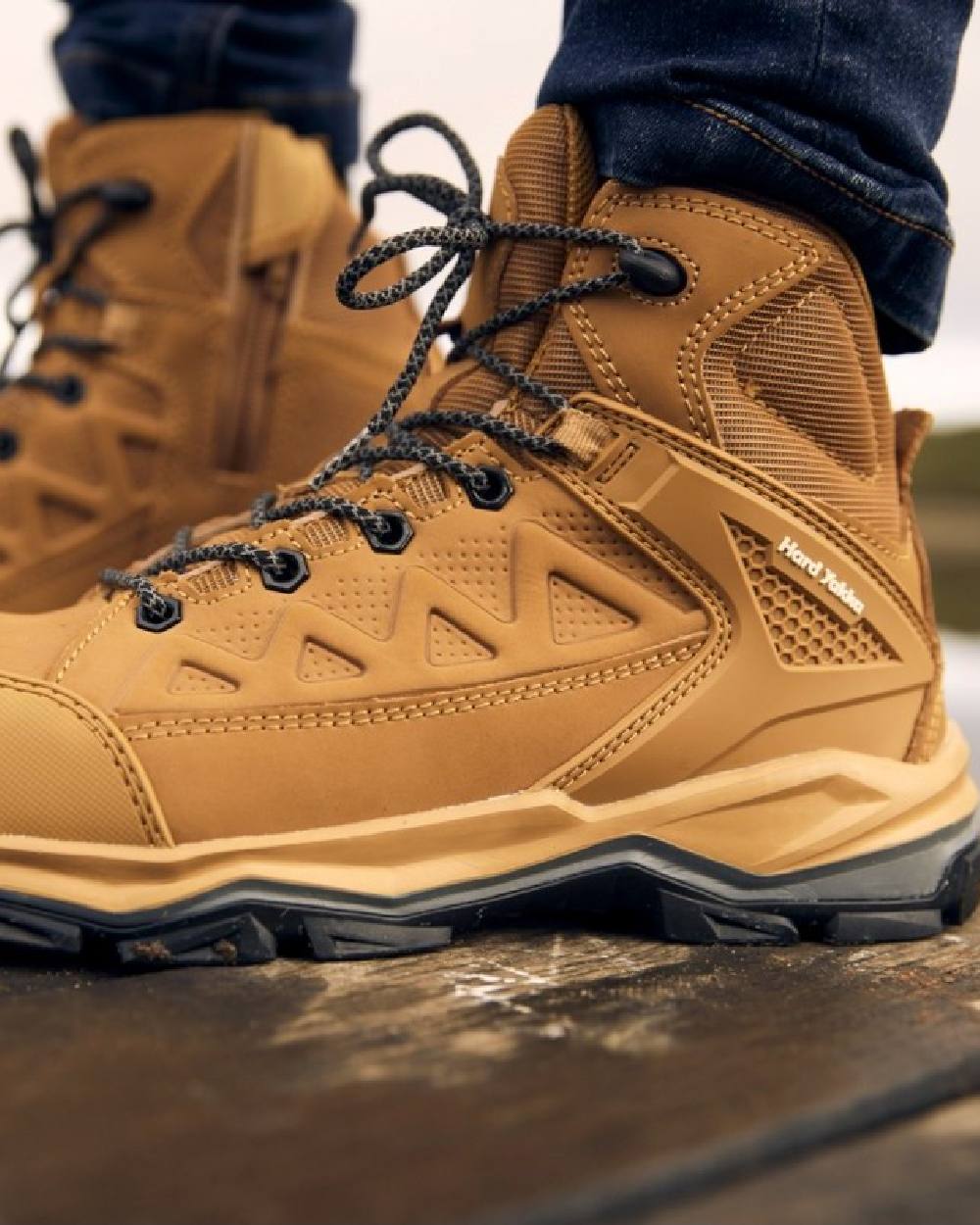 Hard Yakka Mens Atomic PR Hybrid Side Zip Safety Boots - Image 2