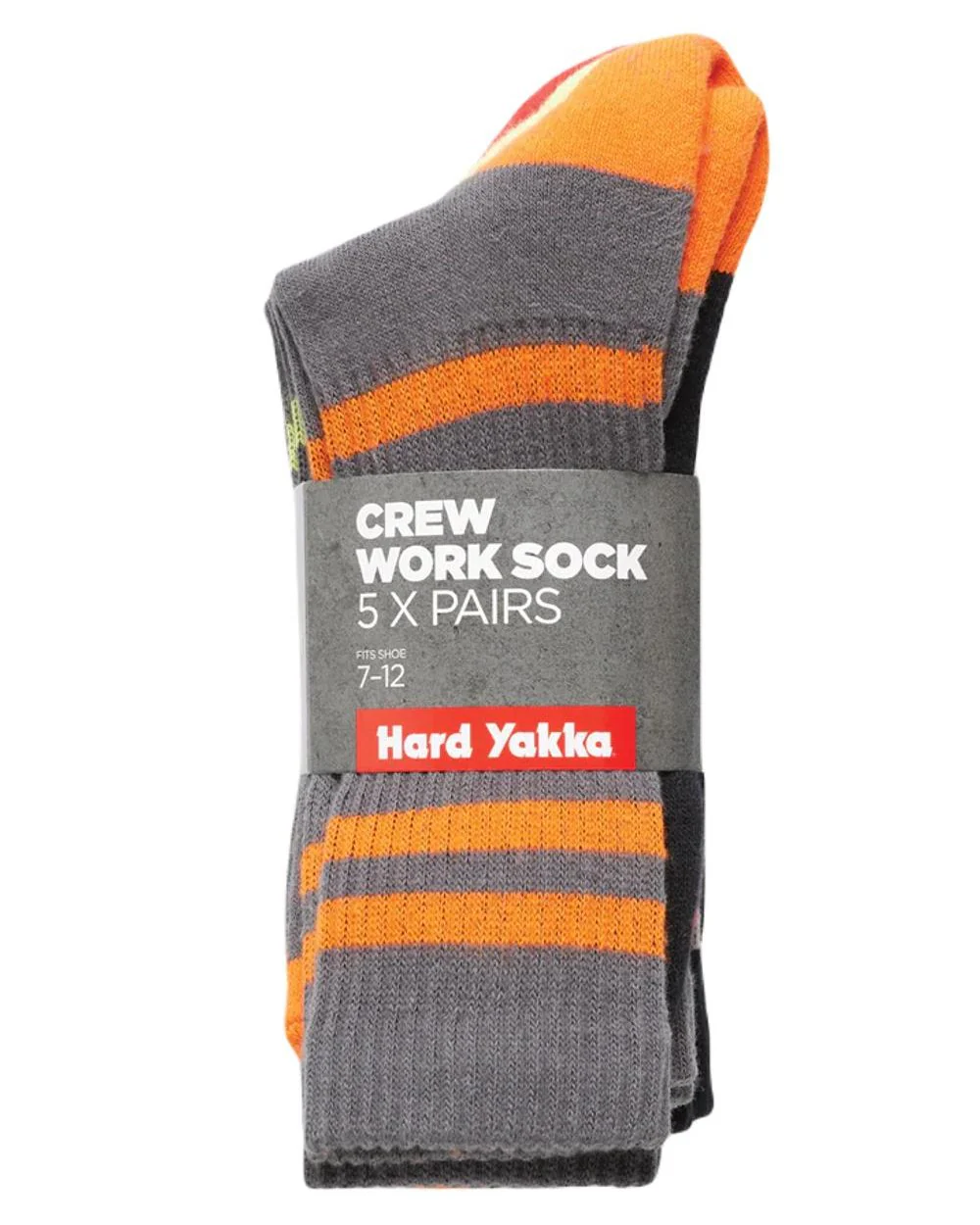 Hard Yakka Mens Crew Pack Work Socks - Image 5