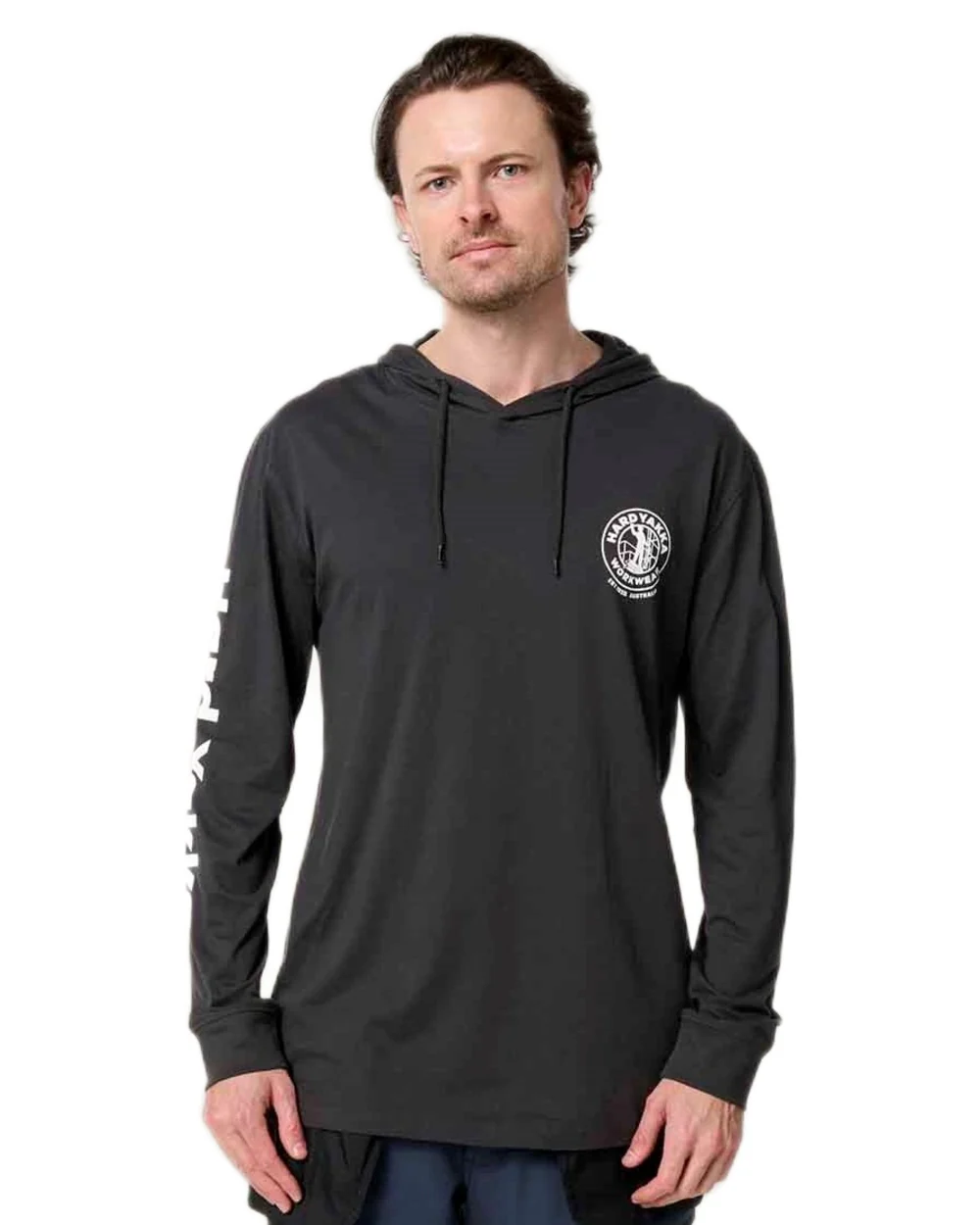 Hard Yakka Mens Heritage Icon Lightweight Hoodie - Image 8