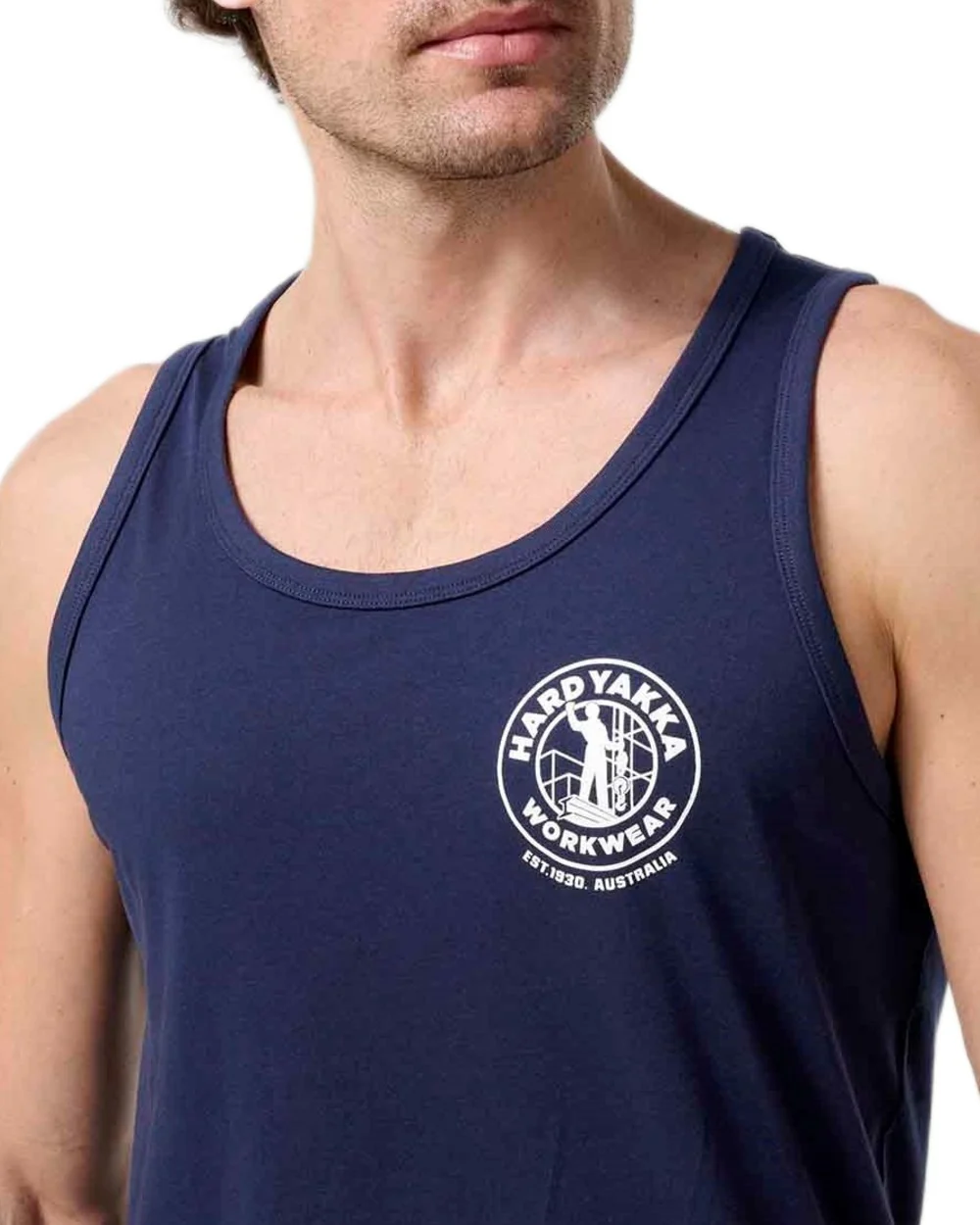 Hard Yakka Mens Heritage Icon Singlet - Image 5