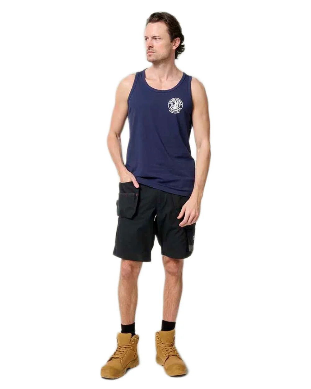 Hard Yakka Mens Heritage Icon Singlet - Image 6