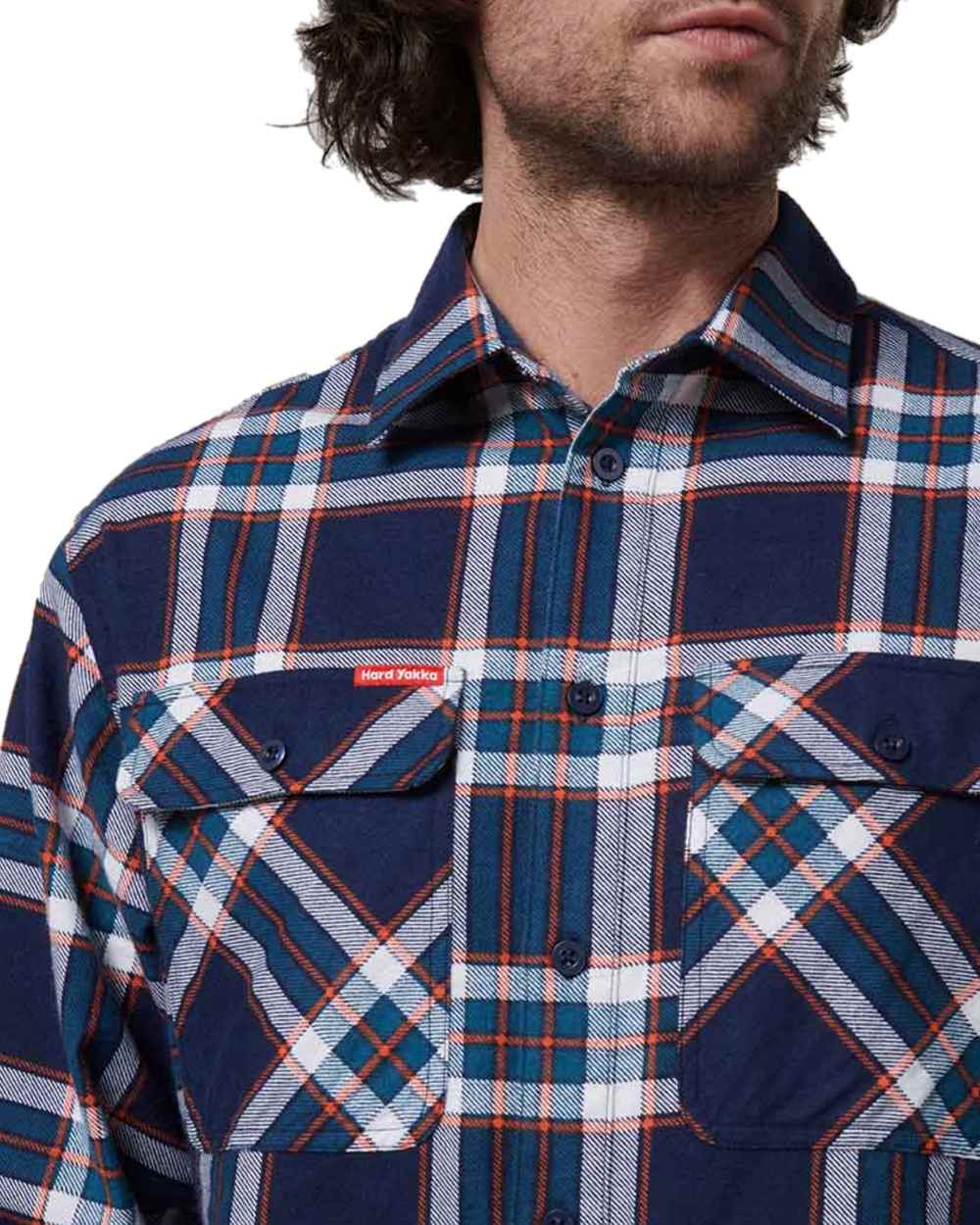 Hard Yakka Mens Lightweight Check Flannel Shirt - Image 24