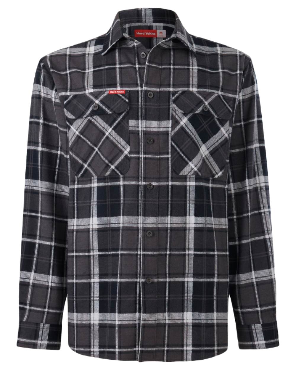 Hard Yakka Mens Lightweight Check Flannel Shirt - Image 6