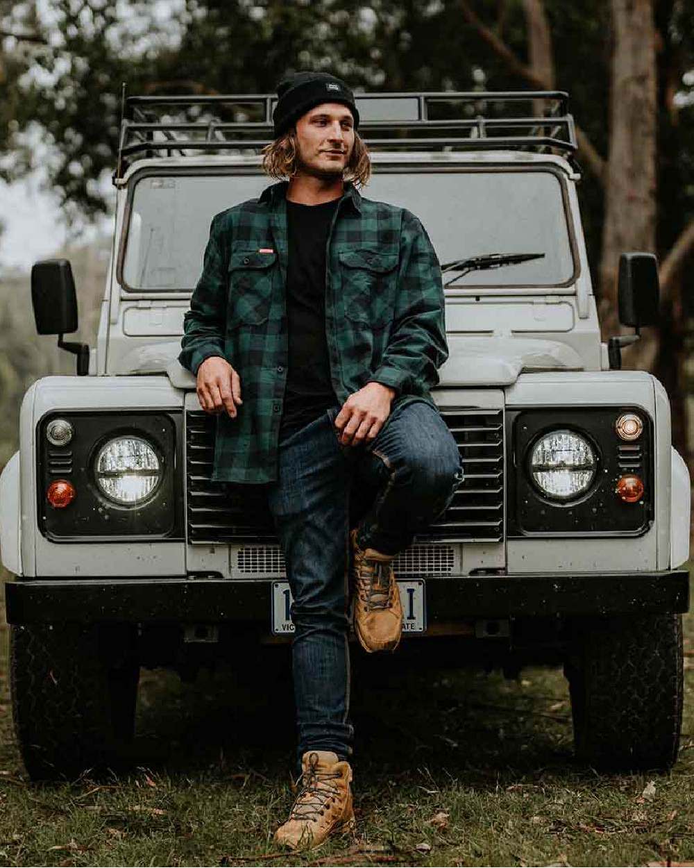 Hard Yakka Mens Long Sleeve Check Flannel Shirt - Image 11