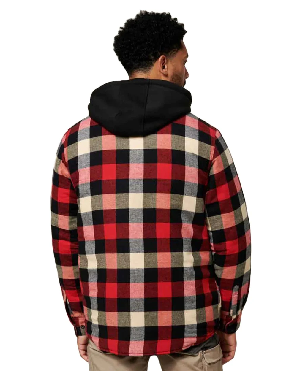 Hard Yakka Mens Quilted Flannel Shacket - Image 7