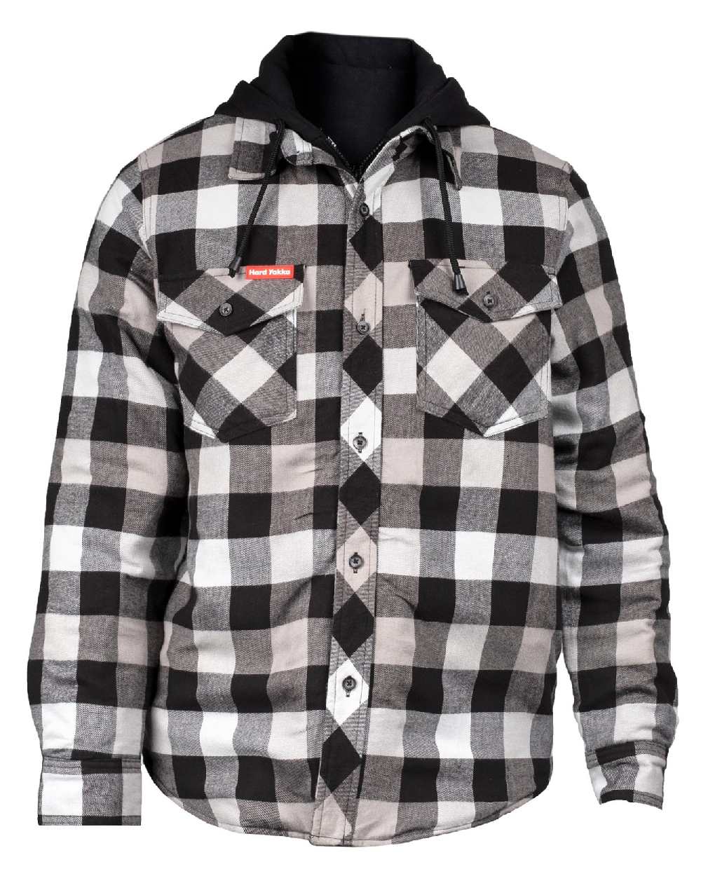 Hard Yakka Mens Quilted Flannel Shacket - Image 8