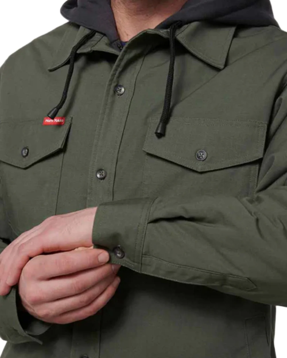 Hard Yakka Mens Quilted Solid Shacket - Image 16