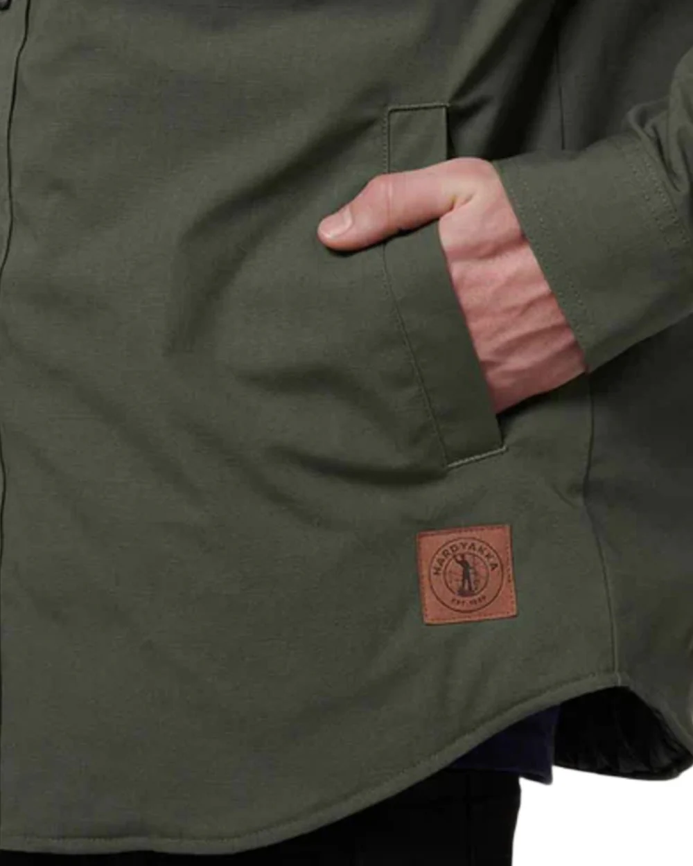 Hard Yakka Mens Quilted Solid Shacket - Image 17
