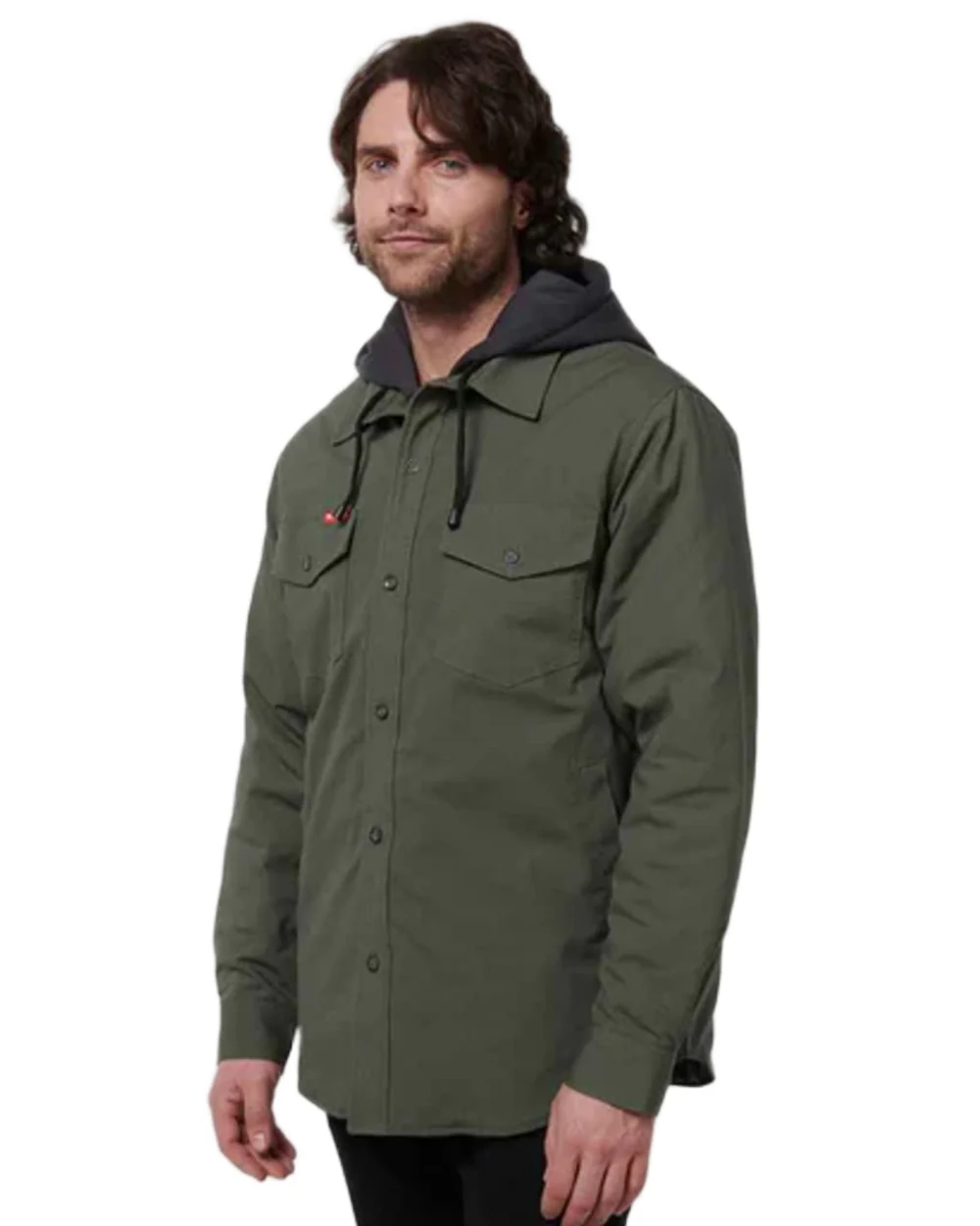 Hard Yakka Mens Quilted Solid Shacket - Image 2