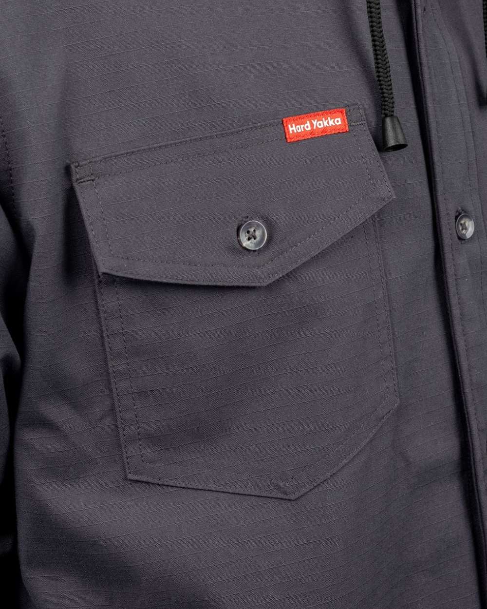 Hard Yakka Mens Quilted Solid Shacket - Image 5