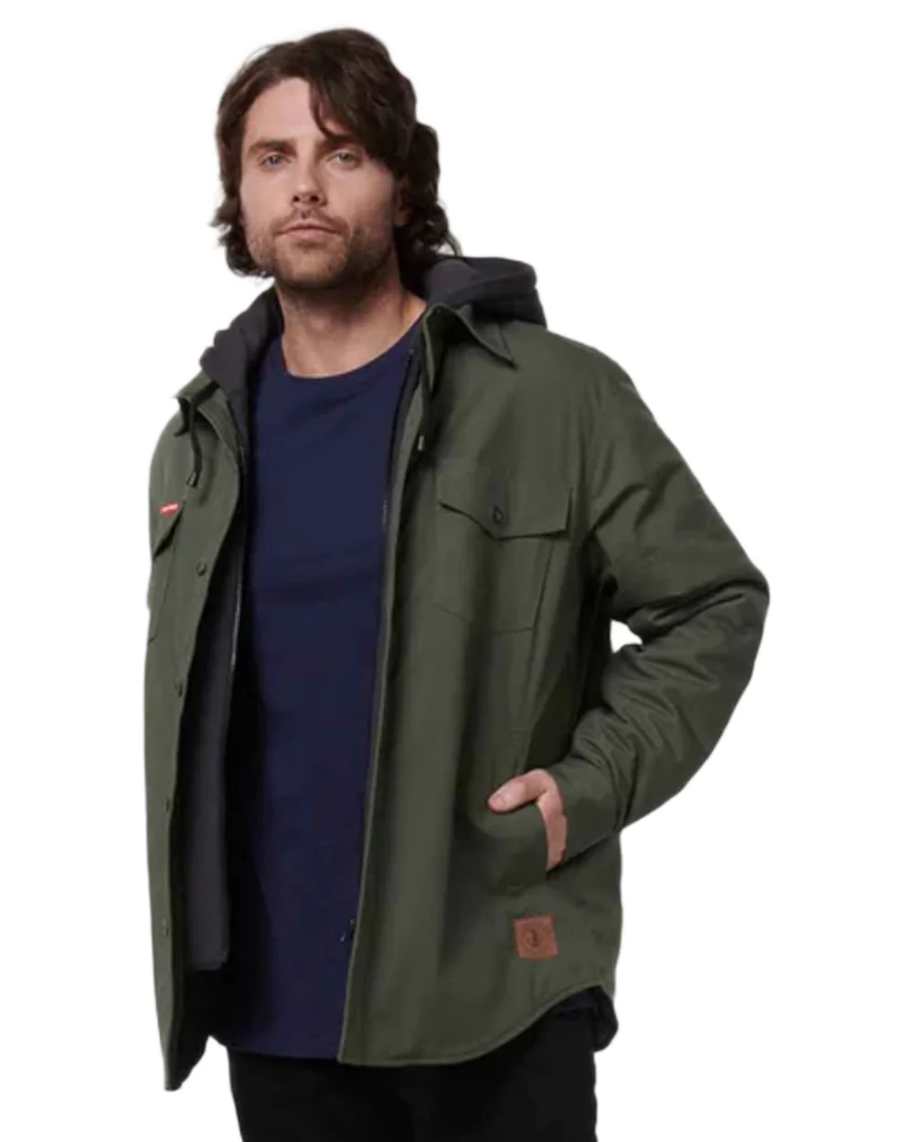 Hard Yakka Mens Quilted Solid Shacket - Image 9