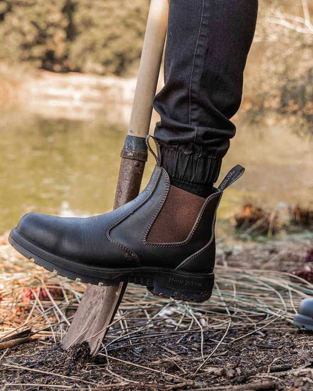 Hard Yakka Outback Steel Toe Safety Dealer Boots - Image 2