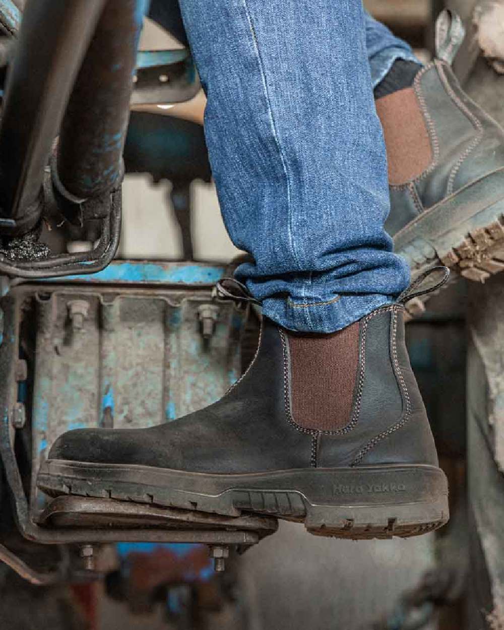 Hard Yakka Outback Steel Toe Safety Dealer Boots - Image 3
