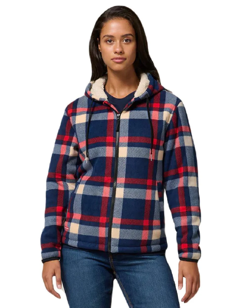 Hard Yakka Womens Check Zoodie - Image 2
