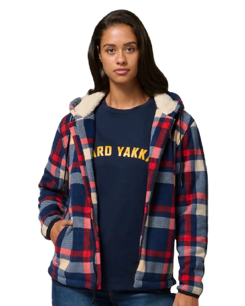 Hard Yakka Womens Check Zoodie - Image 6