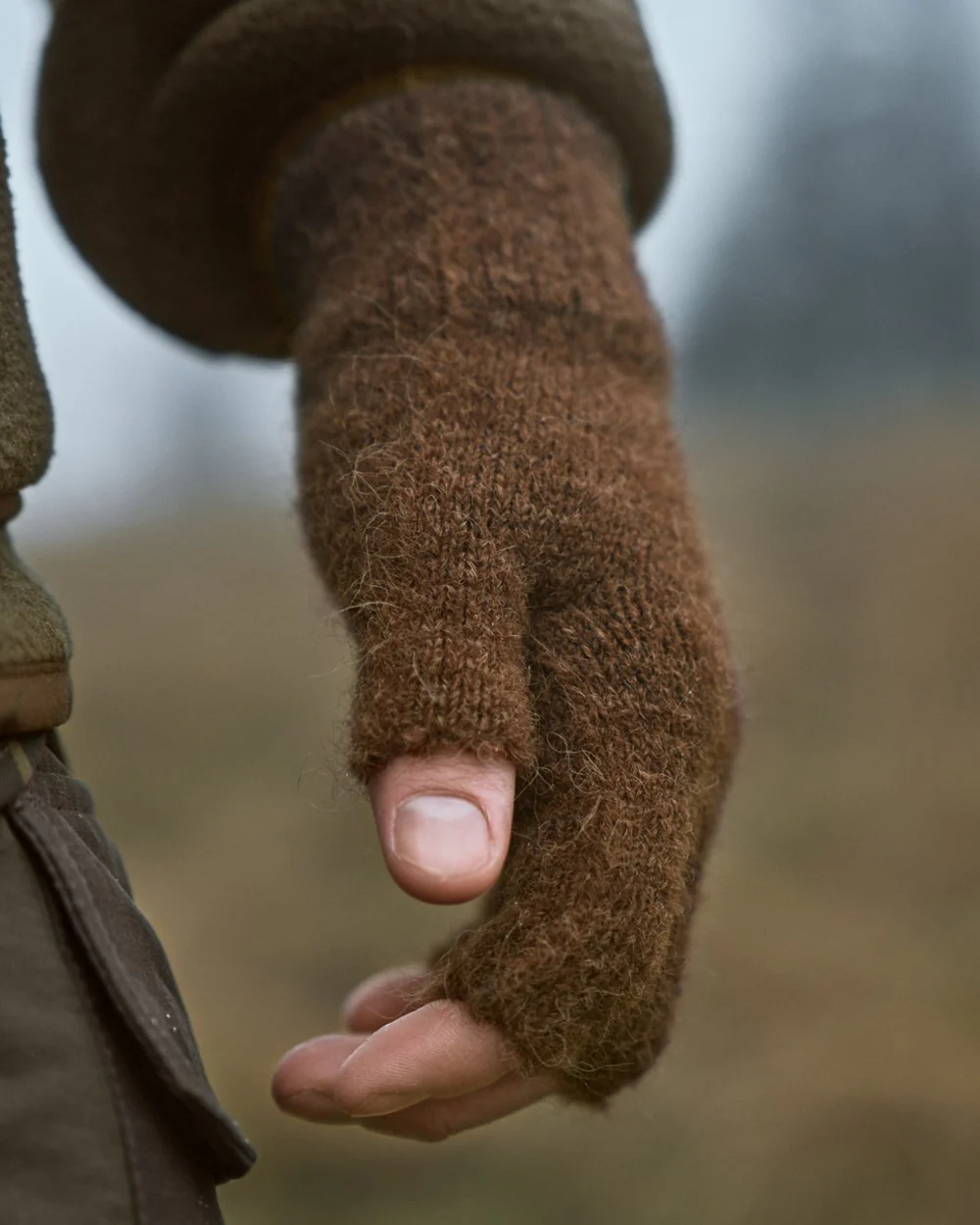 Harkila Alpacka Half Finger Gloves - Image 2